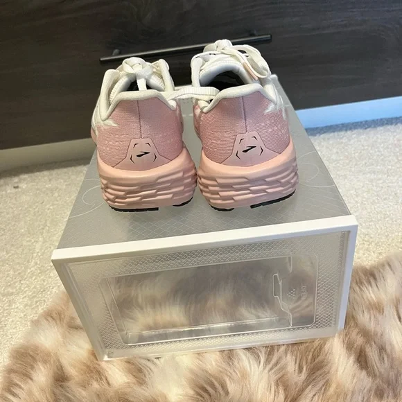 Brooks Women's Launch Athletic Shoes - White and Pink - Picture 6 of 8